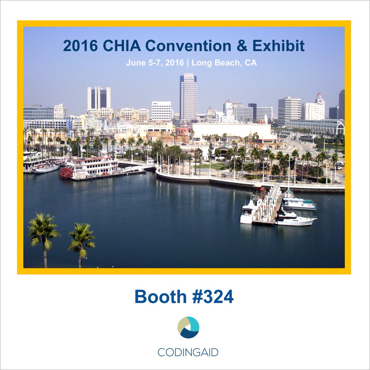 _CodingAID's tweet image. Make sure to visit us at booth #324, enter our raffle, and learn more about new job opportunities! #CHIACON16