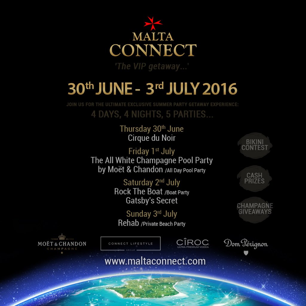 MaltaConnect's tweet photo. We are excited to have @DJOPUK @DJGeorgieK @charlideejay @iamdjvip with us at #MaltaConnect this June! https://t.co/hTgofe4fPQ