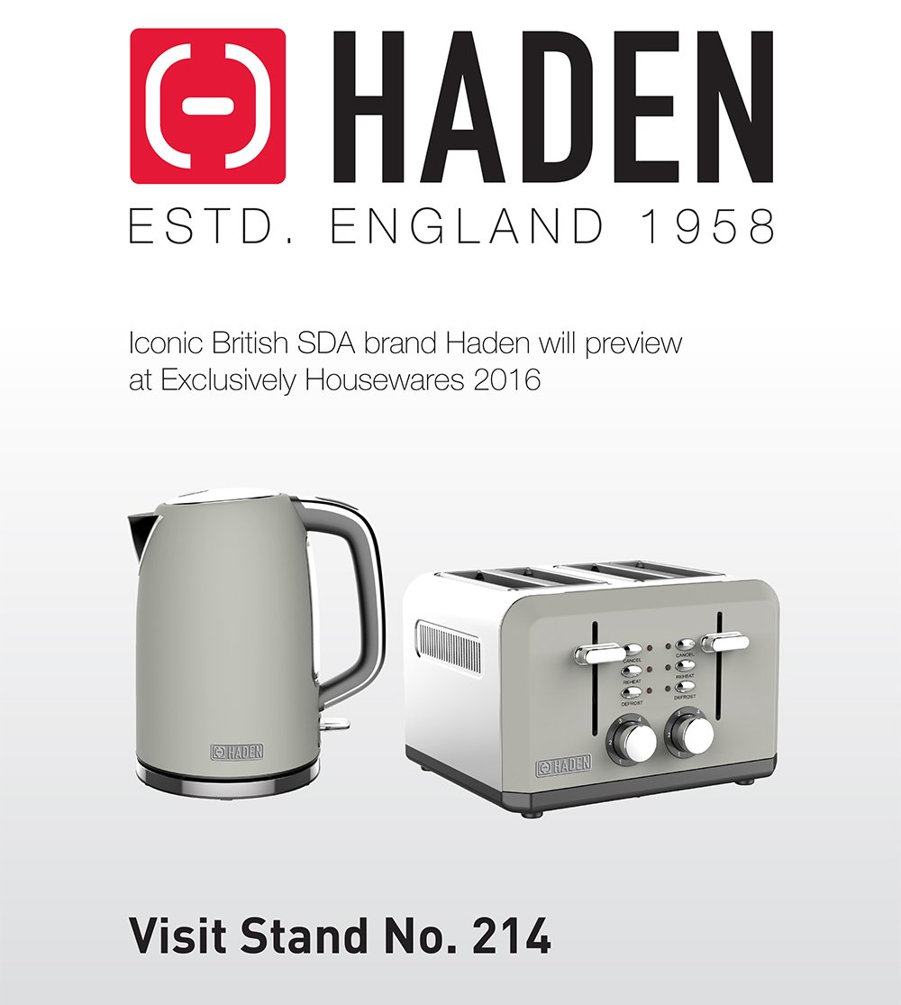 Visit the @SabichiLtd Stand- EH214 @ExclusivelyHW on 14th-15th June this month to preview the new @Haden_UK range!