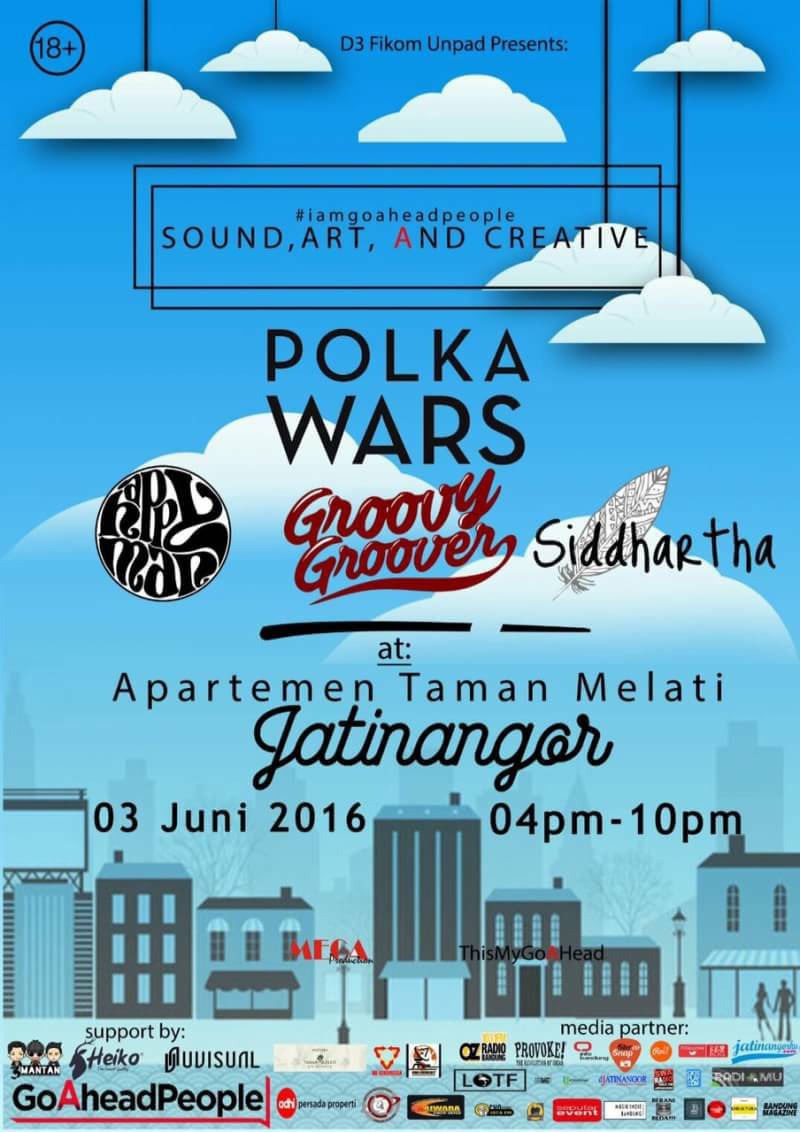 Tomorrow! #SoundArtandCreative 2016 at Apartment Taman Melati Jatinangor. From 16.00 - end. #BDGhappenings