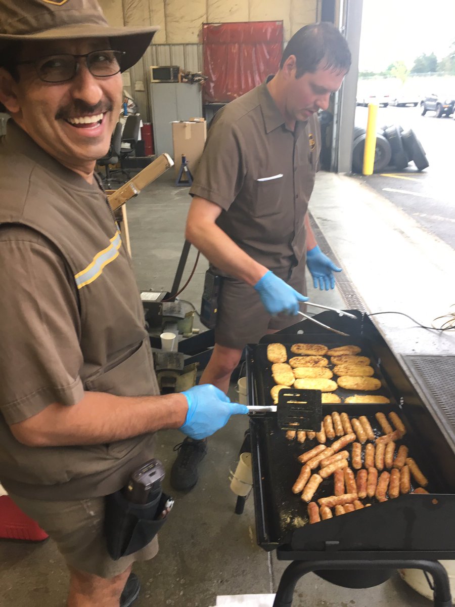 Vancouver UPS perfect safety month breakfast celebration. Congrats to this team!