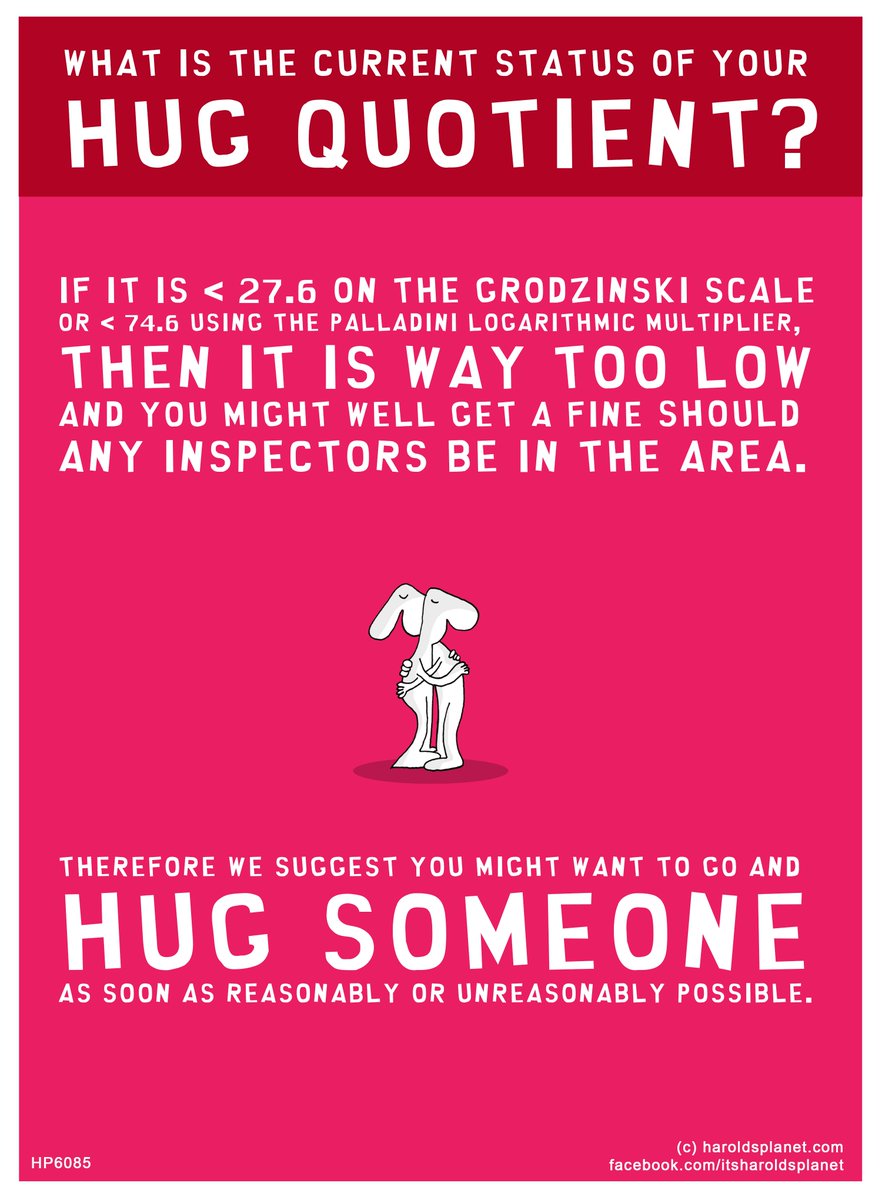 lastlemon01's tweet photo. WHAT IS THE CURRENT STATUS OF YOUR HUG QUOTIENT? https://t.co/Gm0FkzLd0J