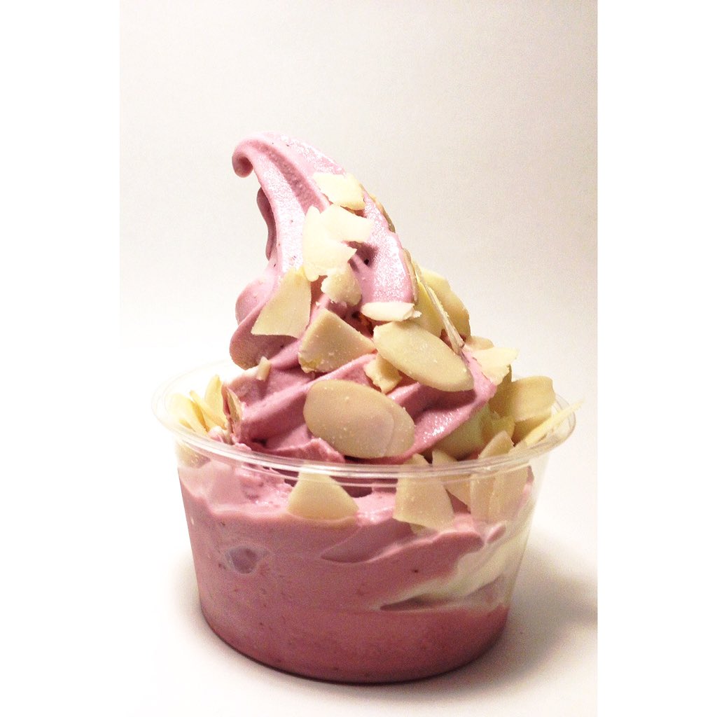 Flavor change! Now serving Black Cherry, Pistachio, and Chocolate! #GoBerry