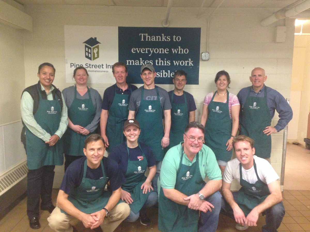 MassBar's tweet image. Kudos to our Complex Commercial Lit. Section members who volunteered to help out @PineStreetInn last night!