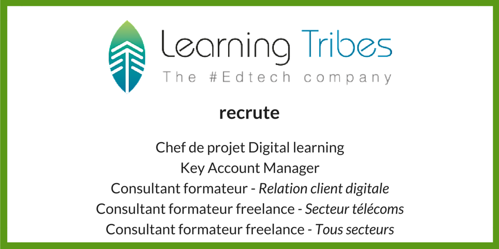 LearningTribes's tweet photo. [#EMPLOI] On recrute en freelance et en #CDI : https://t.co/WZJJumIwuQ A vos candidatures !! #formateur #commercial https://t.co/0eYaYBfDIe