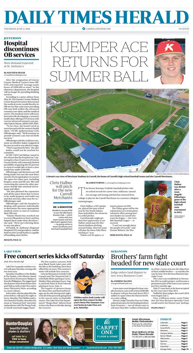 <a href="/funkeproduction/">FunkeProductions</a> Thanks again. Here's the link: carrollspaper.com/Content/Defaul…
Here's what it looks like in the paper: