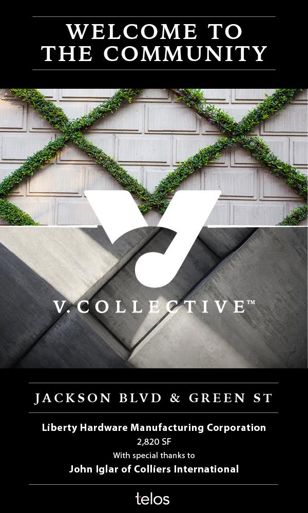 V.Collective is Growing.  Thanks to John Iglar with <a href="/ColliersChicago/">Colliers Chicago</a>