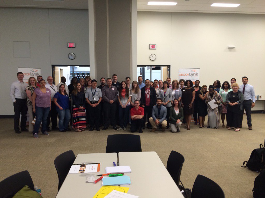 _BrookLynk's tweet photo. Shout to all BrookLynk supervisors for this summer. Such a dynamic group of individuals! #BrookLynk2016 https://t.co/WYf71nfIzR