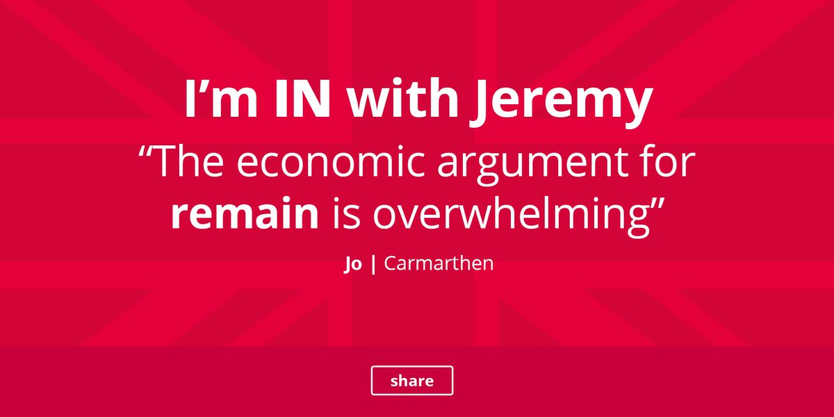 UKLabour's tweet image. For a stronger economy, Jo from Carmarthen is IN with Jeremy.
#LabourInForBritain 
#InCrowd