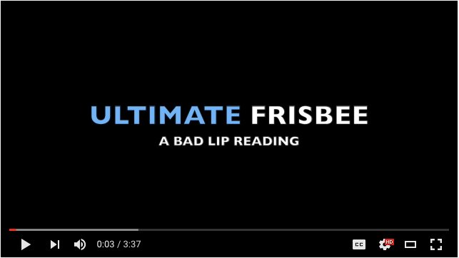 MachineUltimate's tweet image. Ultimate Frisbee - Bad Lip Reading Video

Retweet for a chance to win Chicago Machine shorts
youtube.com/watch?v=i1xZwD…