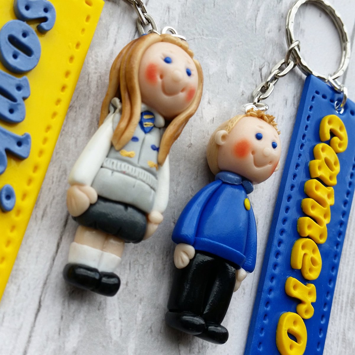 ClayBitsandBobs's tweet photo. Bagcharm Polymer clay caricature https://t.co/4ycebHFIfg https://t.co/YXHEC8REiN