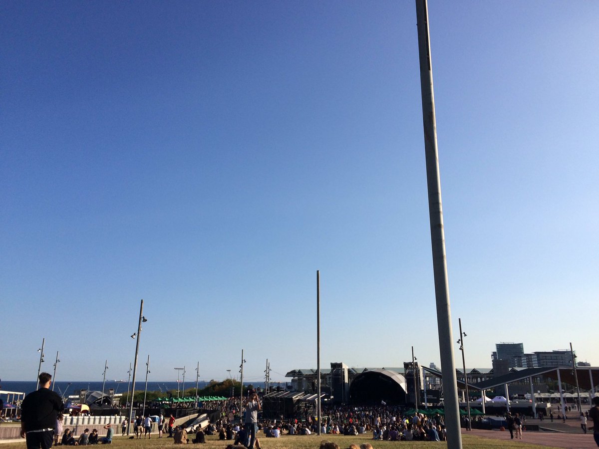 At <a href="/Primavera_Sound/">Primavera Sound</a> waiting for the another dose of <a href="/BeakBristol/">BEAK</a>!