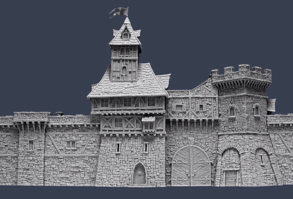 Bishmeister1's tweet photo. I miss the Empire architecture of the Warhammer Old World so much. Model by Tabletop World. #warmongers https://t.co/C1FCVrB0ww