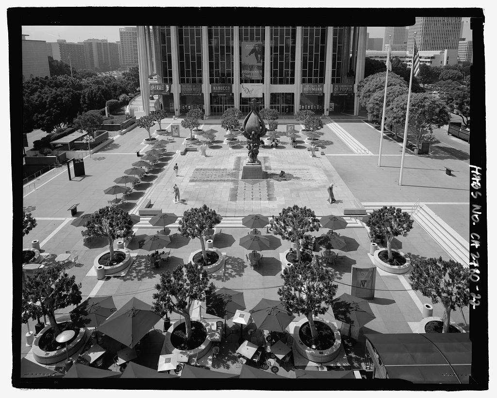 la_historic's tweet photo. Los Angeles Music Center, 135 North Grand Avenue, exterior facing south https://t.co/tVtyi2kPCk