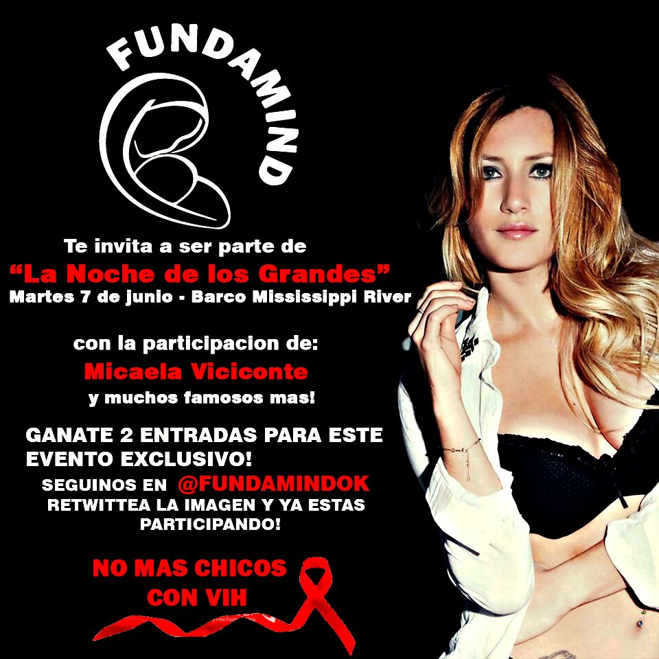 ger_mitre's tweet photo. Seguimos y RT y participa de dos entradas para ver a @MicaViciconte desfilar el Martes 7 junio. #micaFundamind https://t.co/SiQ48CLZZl