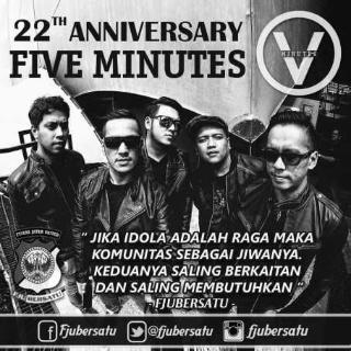 happy anniversary 22th <a href="/FiveMinutes_FM/">FIVEMINUTESBAND</a> #22thFIVEMINUTES #Anniversary22thFIVEMINUTES