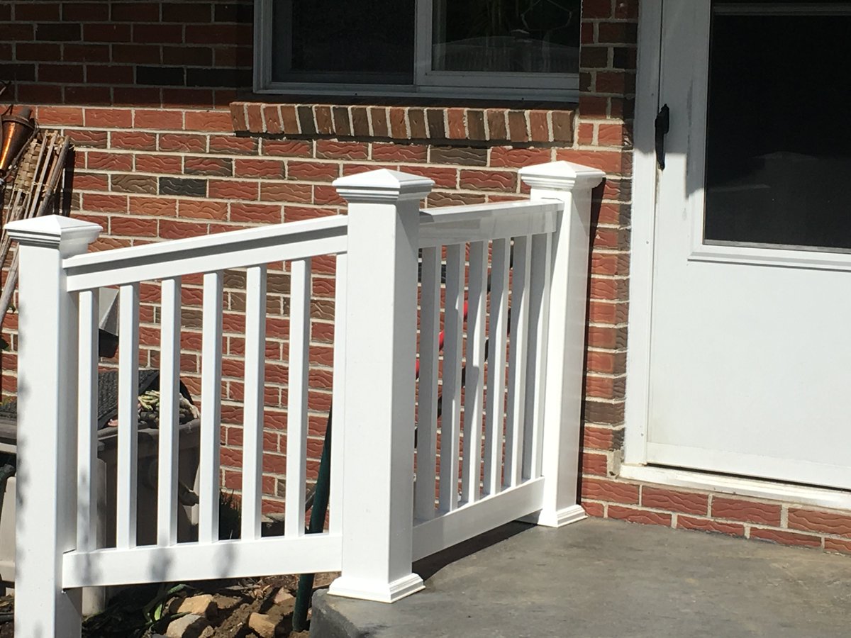 cfdllc's tweet image. When you need something to hold on 2 ~ PVC Railing in Waterford, CT by @cfdllc 8606620956