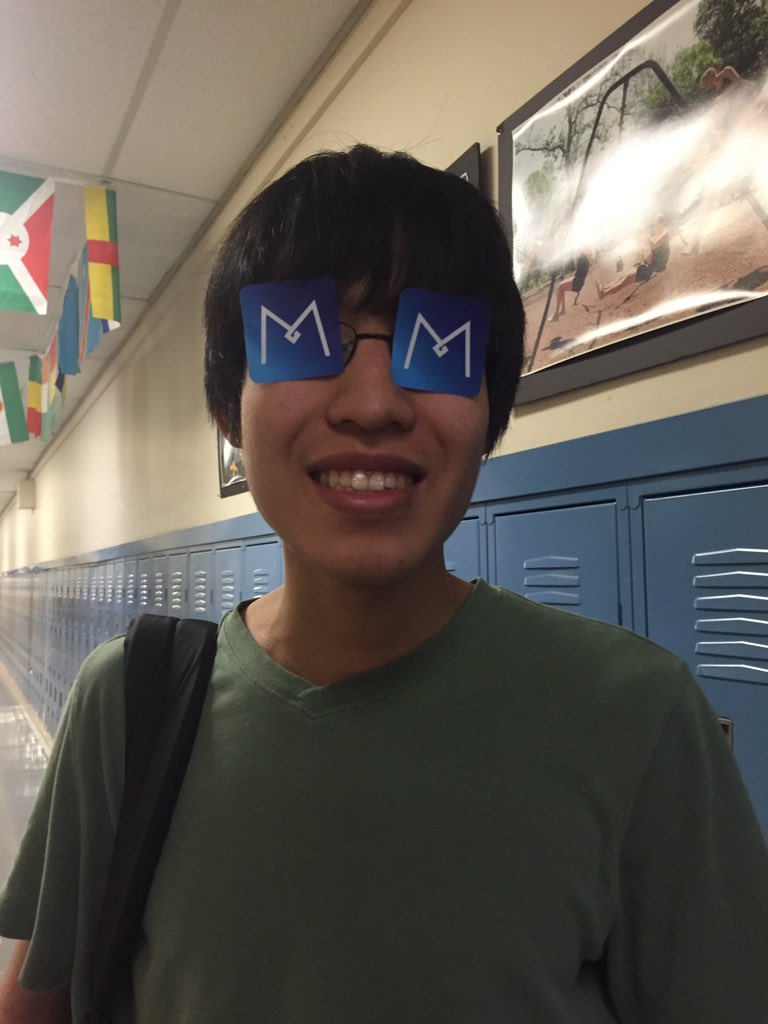 hackMHS's tweet photo. This will not impair your vision at all. #HackMHS https://t.co/ggeSgZfr0i