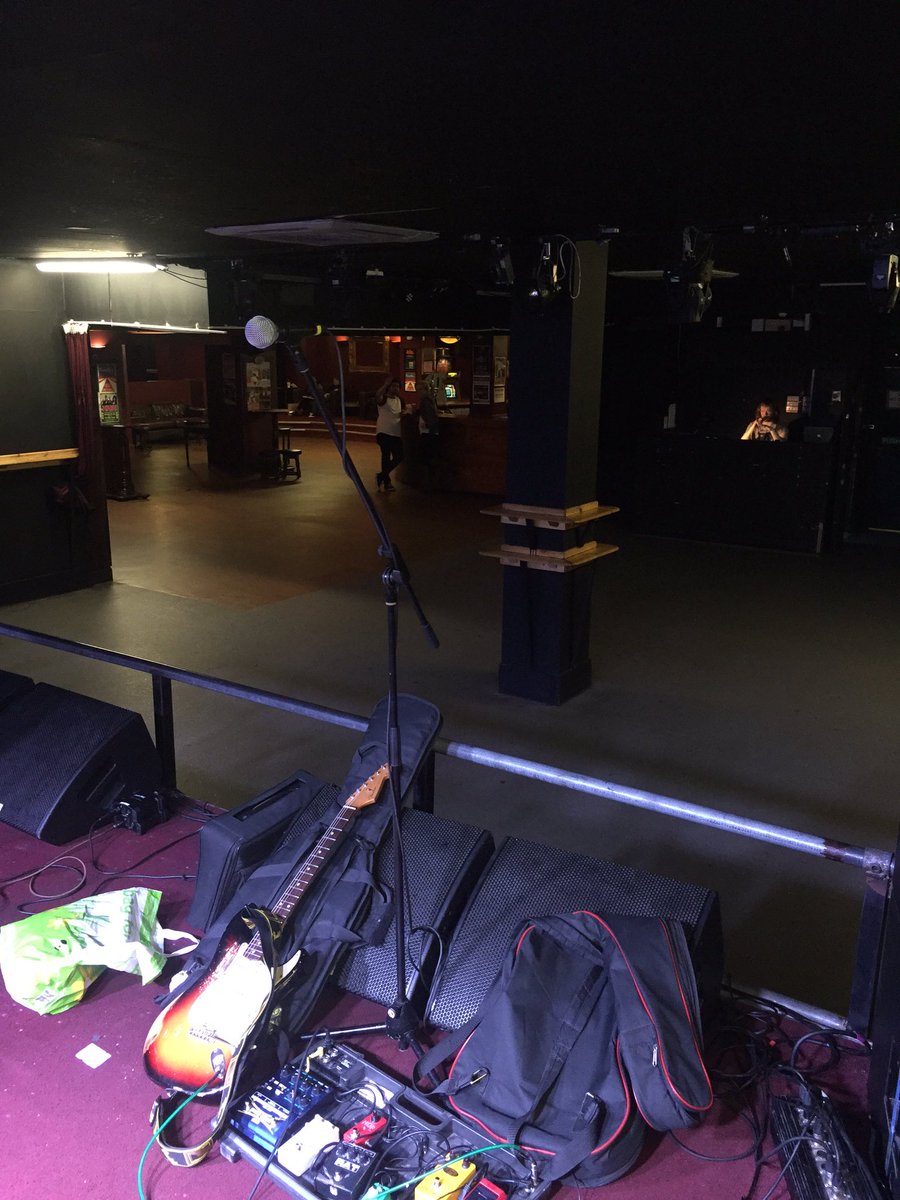 ruby lounge, on at 9pm. come down or we'll turn up at your house in dungarees  and wipe poo on u
