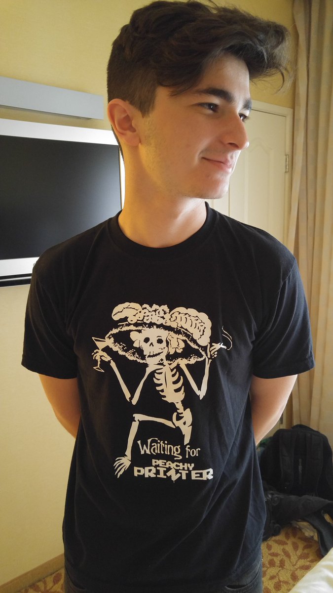 flowbish's tweet photo. #PeachyPrinter in our hearts and minds always. @hackaday https://t.co/9FXFjZCWJL