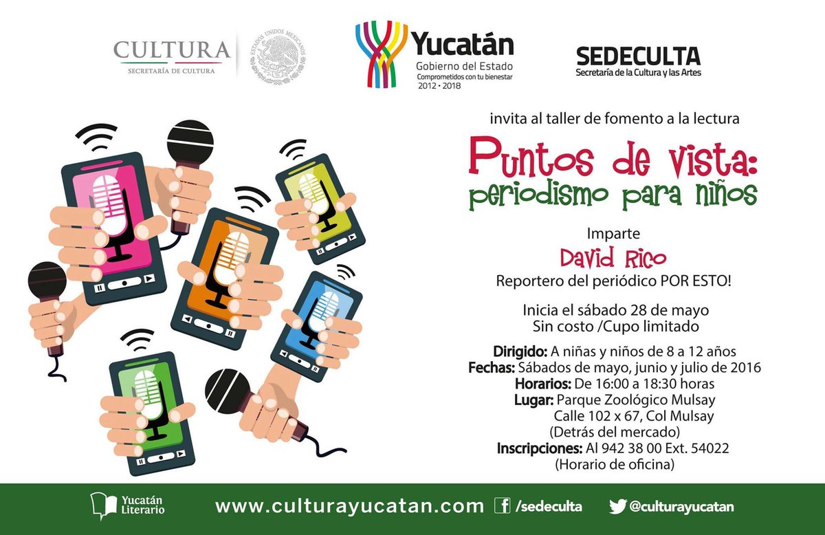 Esta es una excelente oportunidad,para que los niños se acerquen al oficio del periodismo.