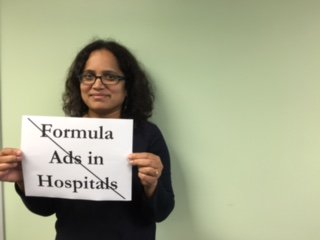 NCBreastfeeding's tweet photo. @Enfamil @Similac_US @NestleUSA  We #SupportTheWHOCode. STOP mktg in healthcare NOW. #ProtectMothersAndBabies https://t.co/WZDPAbMT4n