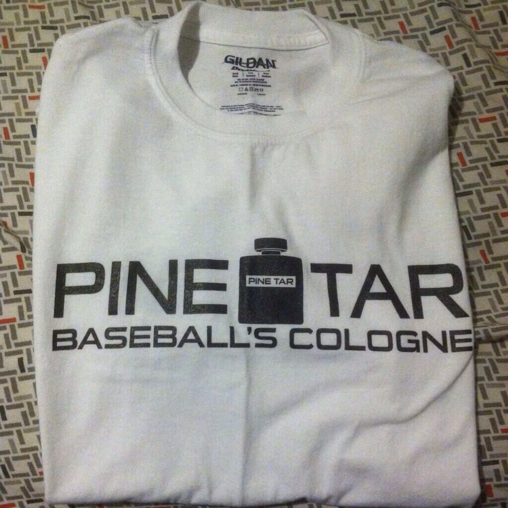 BaseballShitEOS's tweet photo. Reminder: Pine Tar tees are on sale for $20 free shipping! XL and 2XL only, message me if you want one! https://t.co/JCi6IOFDoj