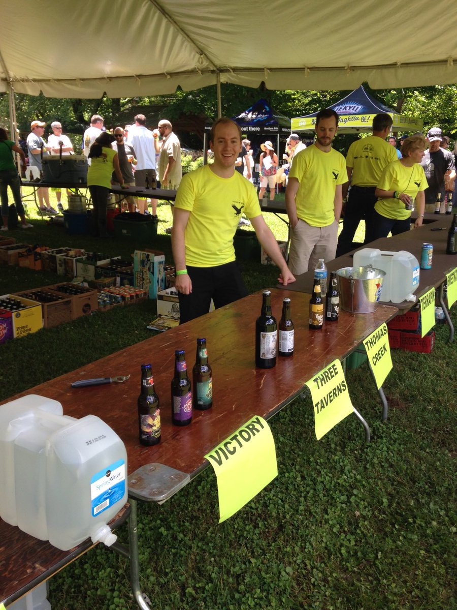 We are underway <a href="/MtnParkBeerFest/">MtnParkBeerFest</a>! The sun is out and beer is flowing! Come on down!