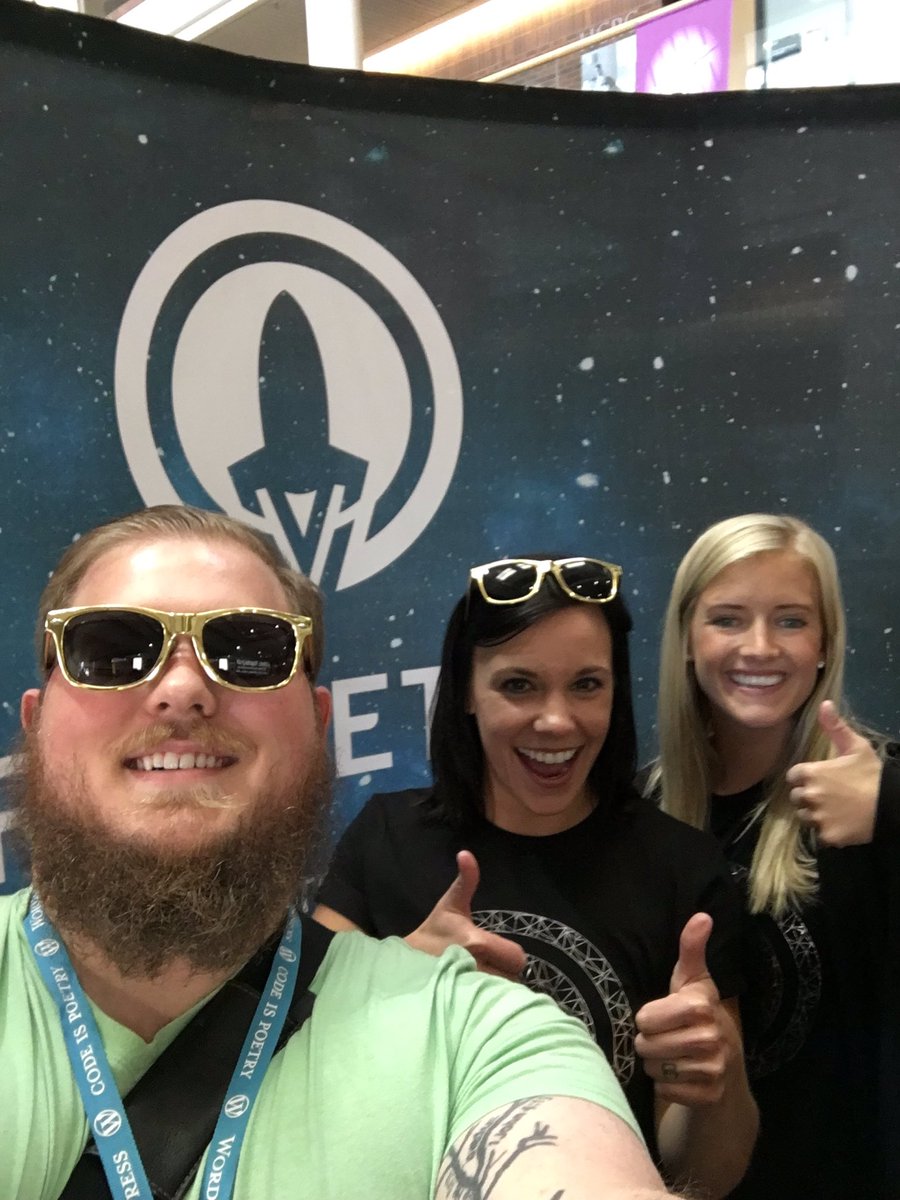 lorentron4000's tweet photo. #Rocket55 has some mad swag @WordCampMpls. Be sure to check out their booth #WCmpls! https://t.co/LsUiwjzAyh