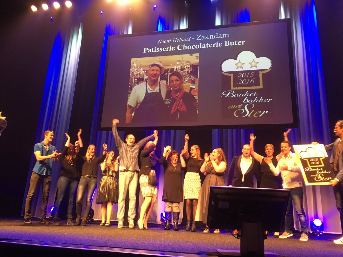 Noord-Holland, Patisserie Chocolaterie Buter wint 2 sterren! Fantastisch! #BakkermetSter