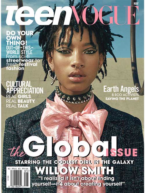 HomegirlMedia's tweet photo. "It isn’t about finding yourself—it’s about creating yourself”  @OfficialWillow  @TeenVogue #MaySlay #BlackGirlMagic https://t.co/EfSQPNp4Q0