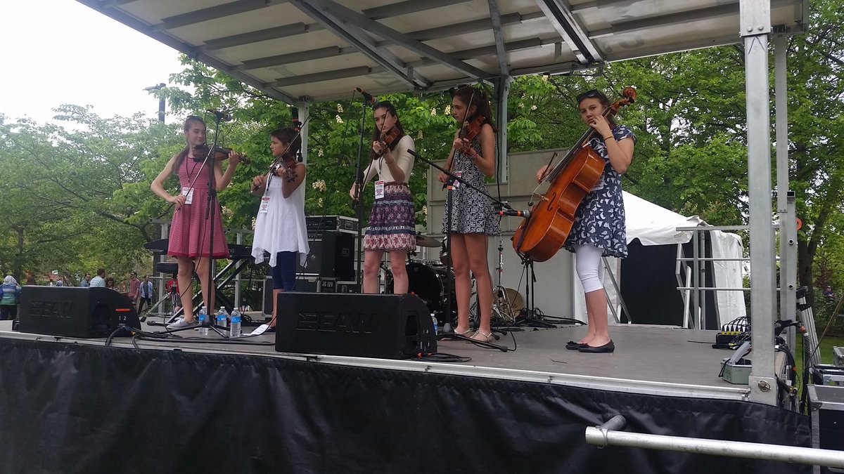 Local929's tweet image. Scottish Fish fiddle faddling at the #929Earthfest Kid's Stage!