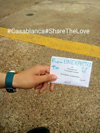 unexpectedorg's tweet photo. Letters, letters everywhere!! 
From Unexpected  to a beautiful stranger...
 #casablanca #ShareTheLove #unexpected https://t.co/aAsdKoXmjj