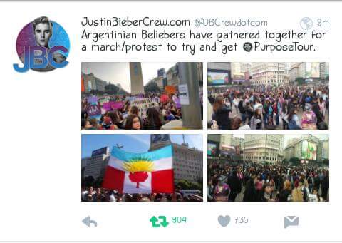 FlorDeBelieber's tweet photo. JBC público la marcha es un hecho que Justin y el team lo verán TODO BIEN SEÑORES TODO BIEN #MarchaBelieber https://t.co/nfMyIfj4Yf