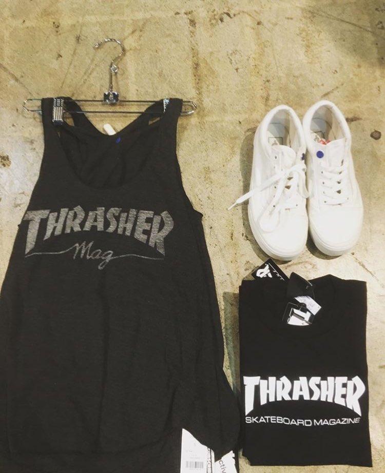ActiveBurb's tweet photo. New women's @thrashermag gear in store!!! #SkateorDie https://t.co/FjxUi4x76y
