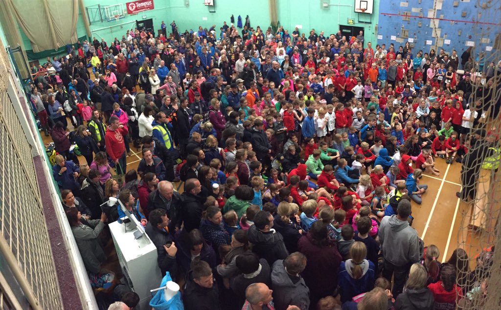 The rain hasn't put off out little triathletes today! #tempusleisure #wadebridgetriathlon
