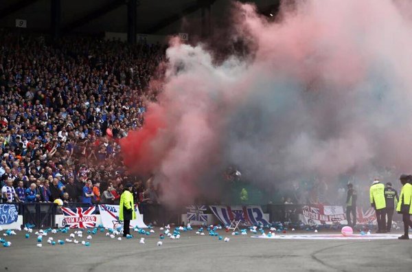 Awaydays23's tweet photo. Rangers at Hampden Park for the Scottish Cup Final v Hibernian today #RFC #WATP https://t.co/QBH56iBIap