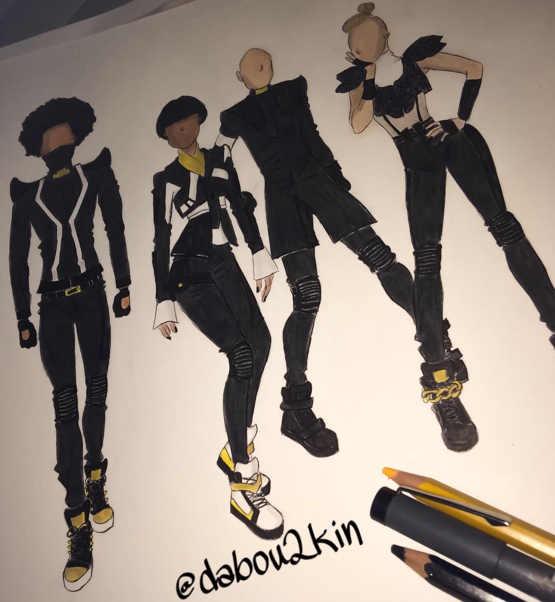 Dabou2kin's tweet photo. New movement #AllBlack https://t.co/2qjQgn1HM5
