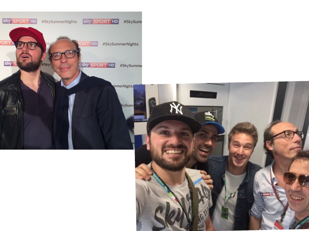 guidomeda's tweet photo. Che ridere @frankmatano , non faremo mai una foto insieme senza che uno dei due guardi i passerotti😂😄 https://t.co/vdBdLmlXiu