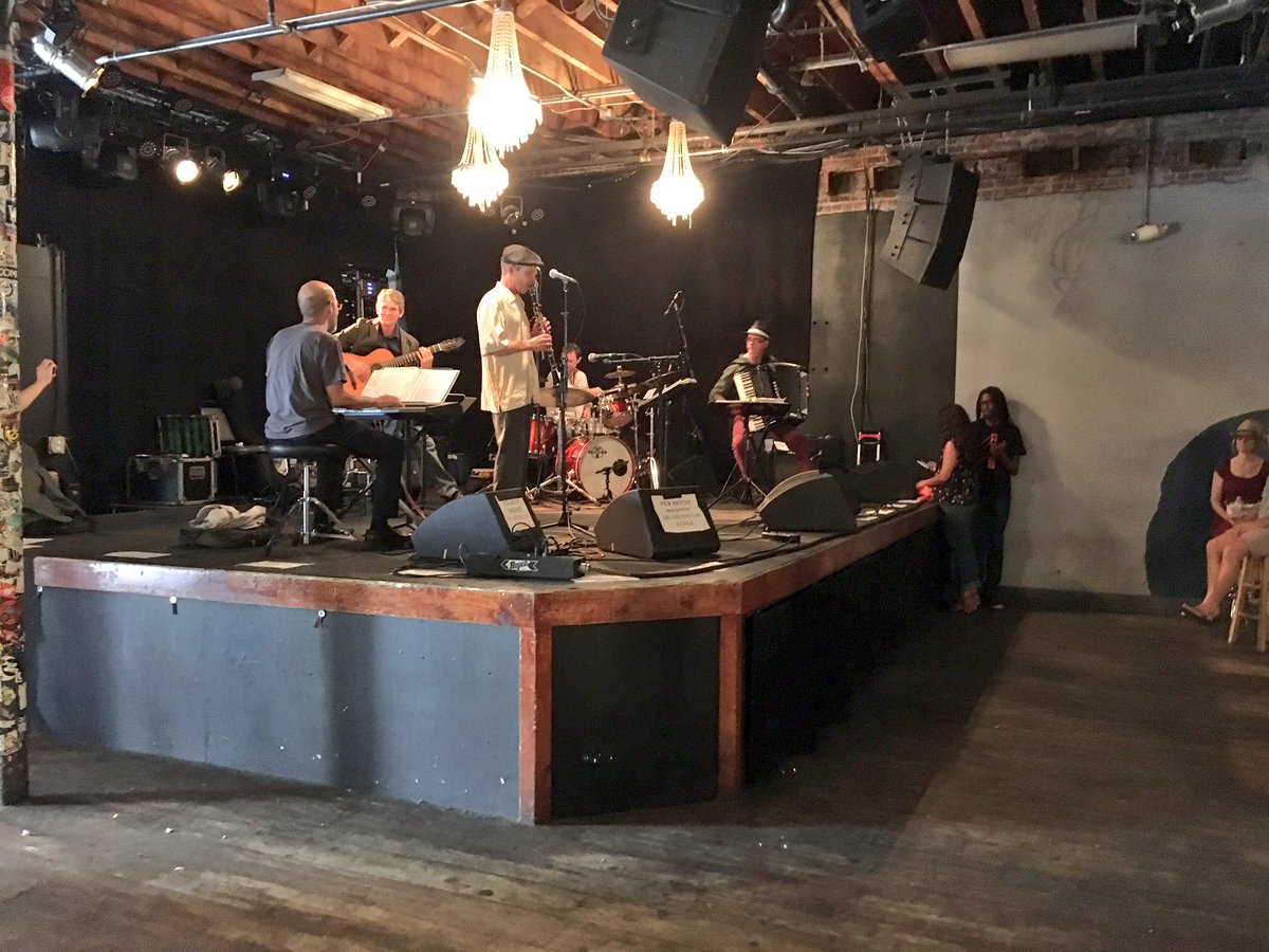 Having a blast at the #FivePointsJazzFest // watching the Dexter Payne Quintet!