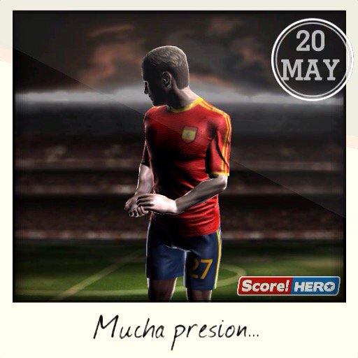 Mucha presión... #scoreheron itunes.apple.com/gb/app/Score!-…