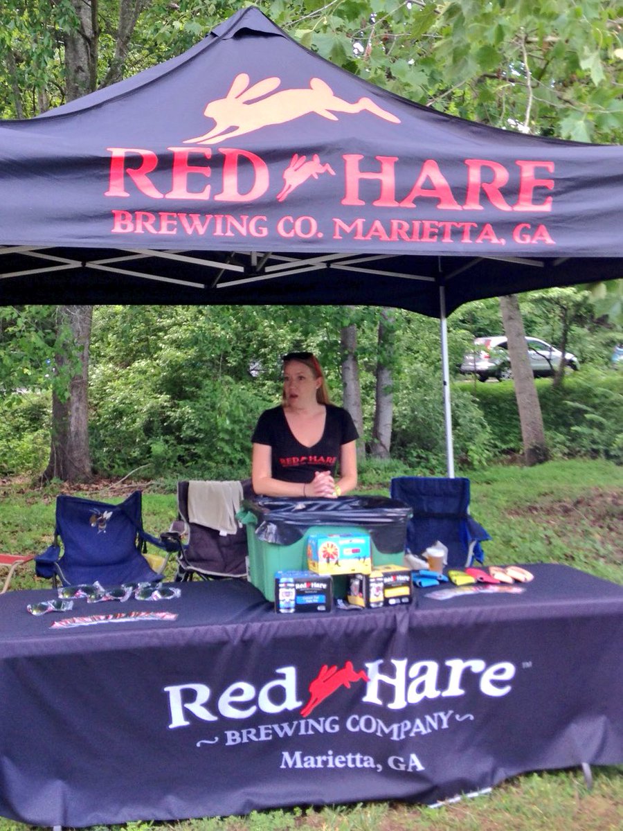 Marietta's <a href="/RedHareBrewing/">Red Hare Brewing</a> here at <a href="/MtnParkBeerFest/">MtnParkBeerFest</a>. Brought out SPF 50/50 IPA to try!