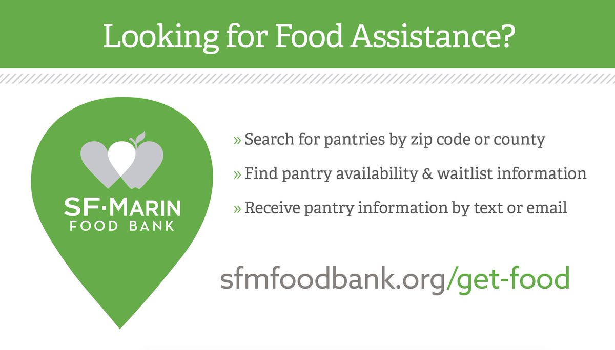 Living in #SF or #Marin and looking for food assistance? We can help! visit bit.ly/get-food