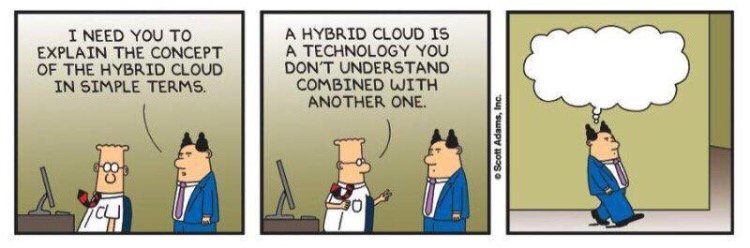 Ruben Spruijt on Twitter: "Hybrid Cloud explained ... #Dilbert ...