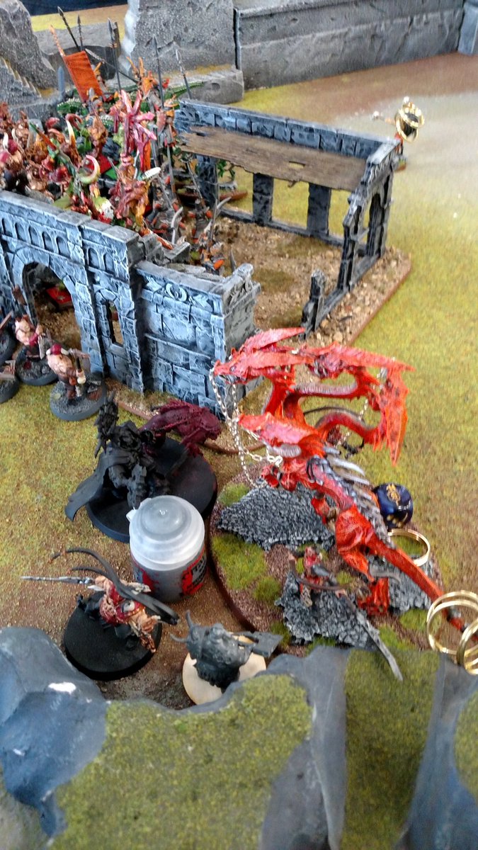 SourceComicGame's tweet photo. Most of our employees who aren't working are in the store playing 40K, Warhammer Quest, or Frostgrave #SuchNerds https://t.co/OSCcN3hReP