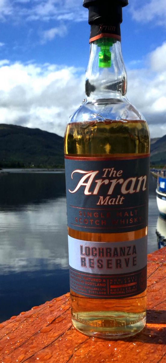 Celebrating #WorldWhiskyDay aboard #Splendour with @Arranwhisky's Loch Ranza. Great way to start any #scottishcruise