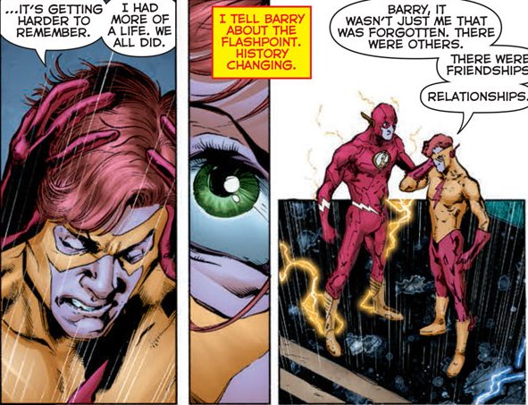 AwesomEmergency's tweet photo. This is the design on the pre-New 52 Wally West they're bringing back #TheFlash #Rebirth https://t.co/DPBeOnIMNz