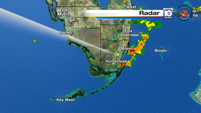 Storms moving off shore of Miami-Dade and Broward @TrentAricTV has your forecast tonight at 6 & 11 https://t.co/JtGhy0nvw6