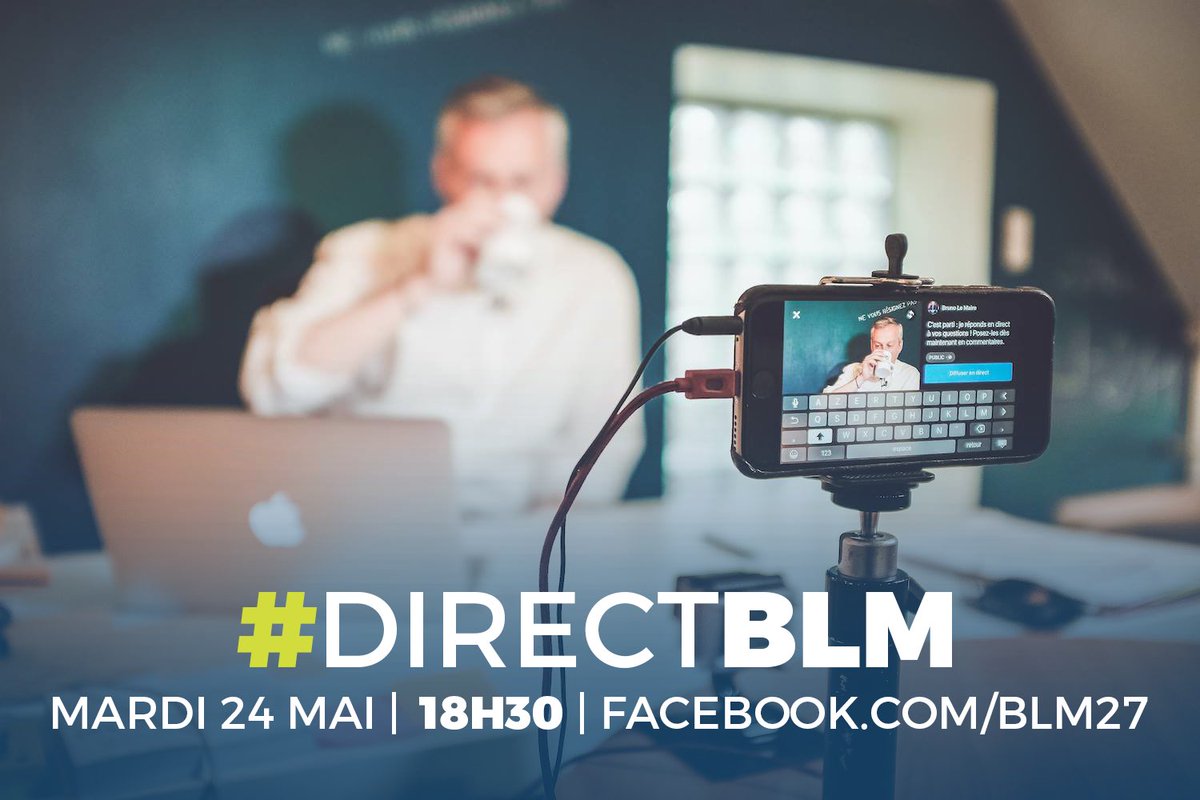 AvecBLM's tweet photo. .@BrunoLeMaire avait promis d'en faire un rdv régulier : le 2e #directBLM sur #Facebook Live, c'est mardi prochain ! https://t.co/EGHzDCMWey
