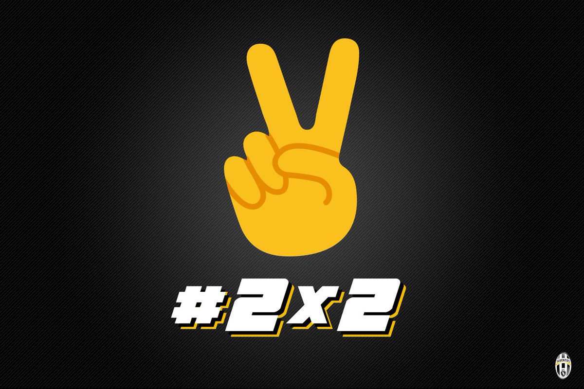 ✌ ✌ Scatenatevi: questo l'hashtag della nostra festa storica, bianconeri!!! #2x2 ✌ ✌